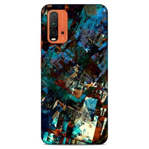 Lopard Xiaomi Redmi Note 9 4g Uyumlu Kılıf Soyut Sanat (36) Desenli Glitter Kılıf