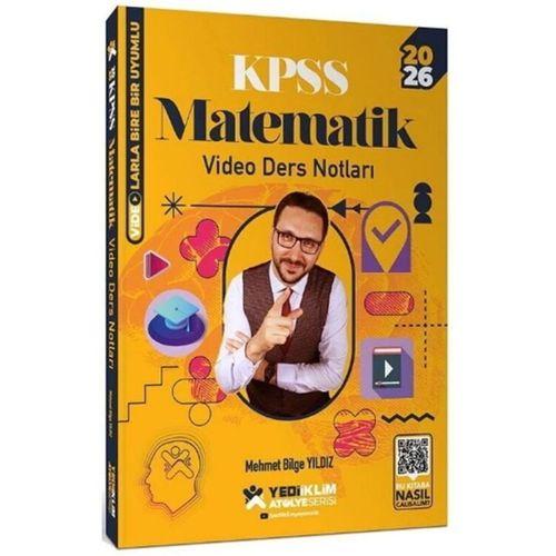 2026 KPSS Matematik Atölye Video Ders Notları Yediiklim Yayınları