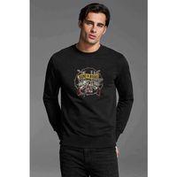 GUNS N ROSES METAL Baskılı Siyah Erkek Sweatshirt