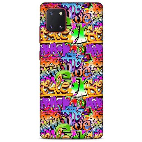 Graffitix (14) Desenli Silikon Kapak Samsung Galaxy Note 10 Lite Kılıf