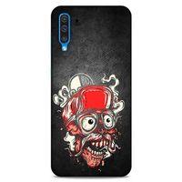 Lopard Samsung Galaxy A50 Uyumlu Kılıf Tattoo's (5) Koruma Kabı Kırmızı Siyah