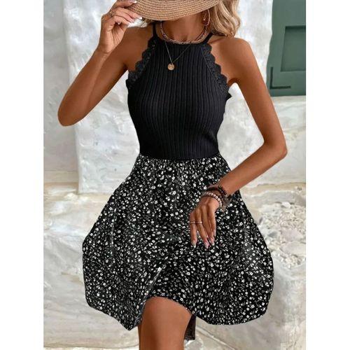 Kadın Omuzlardan Açık Reglan Kol Detaylı üst Fırfırlı Kaşkorse Alt Süprem Elbise