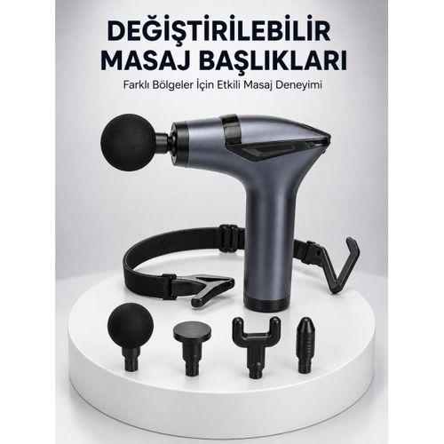 Aktüel 3in1 Taşınabilir Şarjlı Titreşimli Masaj Cihazı Çok Fonksiyonlu Yeni Nesil