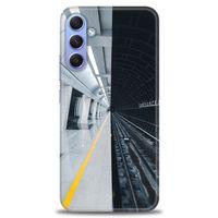 Samsung Galaxy A24 Kılıf HD Baskılı Kılıf - Metro Station + Tam Ekran Koruyucu