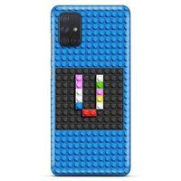 Lopard Samsung Galaxy M51 Uyumlu Kılıf BloX (35) Fit Design Kılıf V Harfi