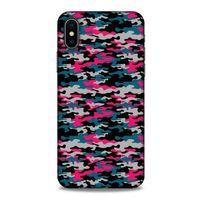 Kamuflaj 16 Apple iPhone X Kılıf Silikon Kapak