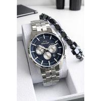 Slazenger Çelik Kordon İç Fonksiyonları Aktif 10 Atm+Bileklik Hediyeli Erkek Kol Saati VS.BLKT.0856