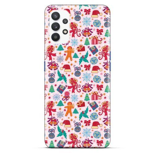 Samsung Galaxy A32 Kılıf Yılbaşı Süsleri (36) Glitter Kılıf