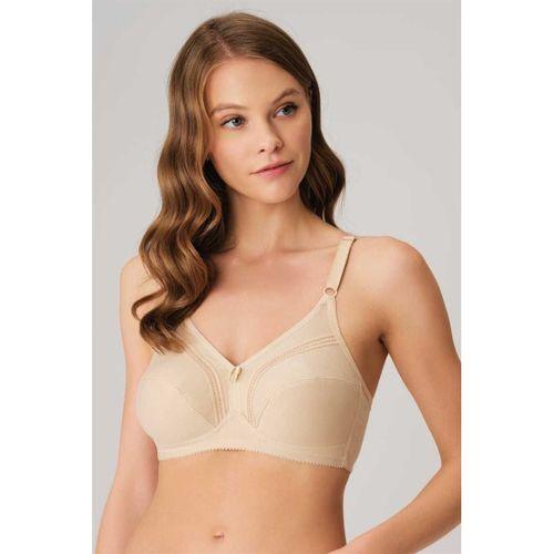 Kadın Pamuklu Balensiz Desteksiz Dolgusuz Toparlayıcı Küçültücü Sütyen