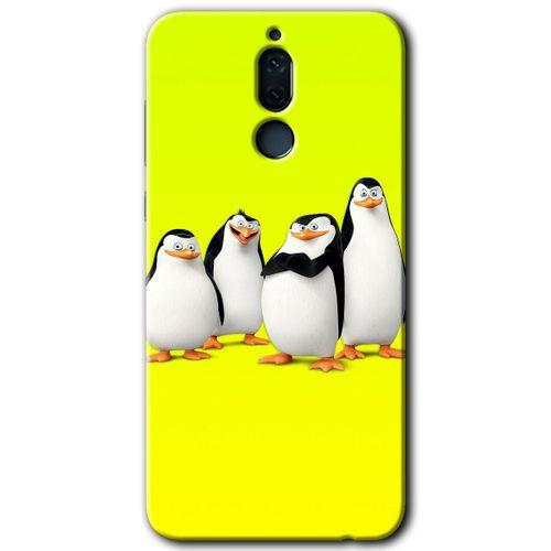 Huawei Mate 10 Lite Kılıf HD Desen Baskılı Arka Kapak - Penguenler