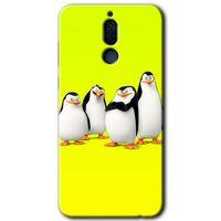 Huawei Mate 10 Lite Kılıf HD Desen Baskılı Arka Kapak - Penguenler