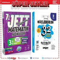 Ünlüler Yayınları 7. Sınıf Matematik JETT Soru Fasikülleri ve Ankara Yayıncılık Deneme Seti 2 Kitap