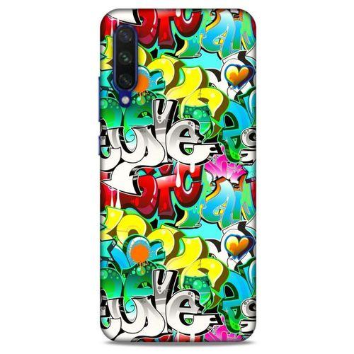 Graffitix (13) Desenli Silikon Kapak Xiaomi Mi A3 Kılıf