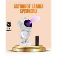 Bluetooth Ve Dahili Ses Özellikli Astronot Projeksiyon Lambası