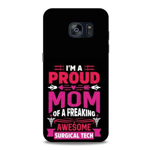 Samsung Galaxy S7 Edge Uyumlu Kılıf Pembe Delisi (48) Bumper Kılıf Writing