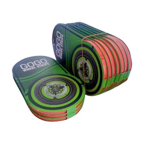 SEVGENT Florasan Kırmızı 7Cm X 7 M Lüks 1 Set Jant Şeridi