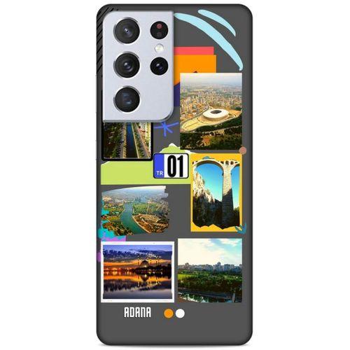 Lopard Samsung Galaxy S21 Ultra Uyumlu Kılıf Şehirli ※ (1) Adana Kılıfı