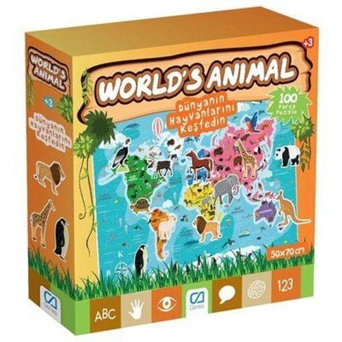 Games Games World's Animal 100 Parça Puzzle 5152