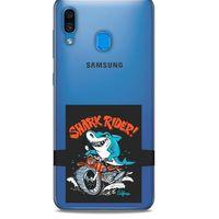 Zoologix (59) Samsung Galaxy A30 Şeffaf Kılıf Silikon Desenli
