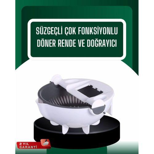 Çok Amaçlı Hazneli Sebze Rende Doğrayıcı Ve Soyucu