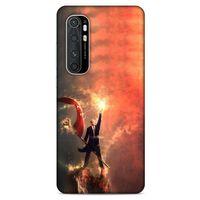 Xiaomi Mi Note 10 Lite Kılıf Atatürk (44) Tough Armor Kılıf Alev Kırmızı
