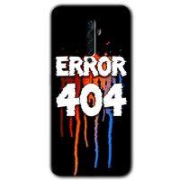 OPPO Oppo Reno 2z Kılıf HD Desen Baskılı Arka Kapak - 404 Error