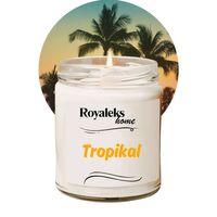 Doğal Özel Seri Kokulu Dekoratif Kavanoz Mum 210 cc - Tropikal Esans - RYL