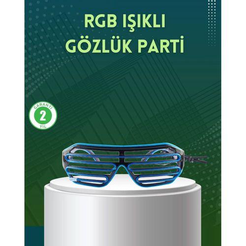 Işıklı Led Gözlük Parti Konser Ve Etkinlik Aksesuarı