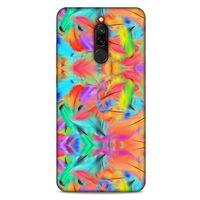 Xiaomi Redmi 8 Kılıf Desenli Özel Seri Tüyler (32) Soft Silikon Kılıf