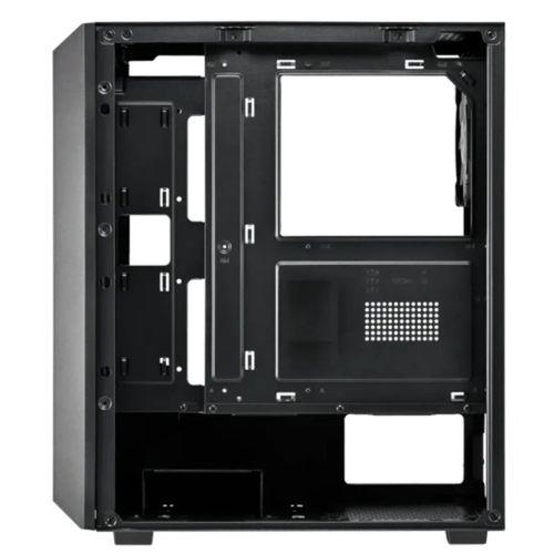 VENTO VG3400S Mid Tower, Siyah, Temperli Cam, RGB, ATX GAMING KASA (PSU YOK)