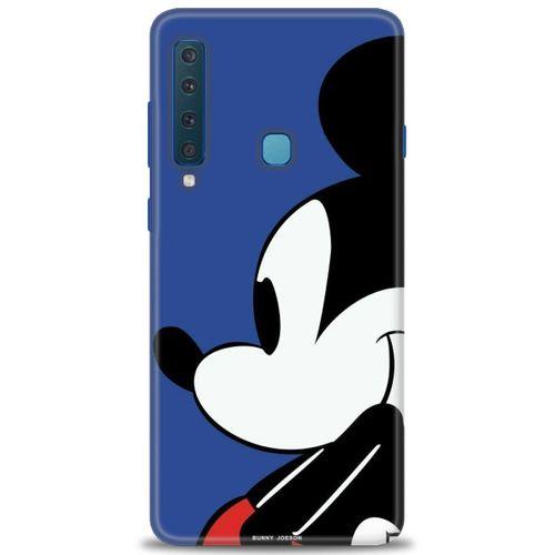 Samsung Galaxy A9 2018 Kılıf HD Baskılı Kılıf - Micky Mouse + Tam Ekran Koruyucu