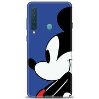 Samsung Galaxy A9 2018 Kılıf HD Baskılı Kılıf - Micky Mouse + Tam Ekran Koruyucu