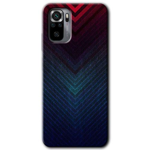 BeRa Aksesuar Xiaomi Redmi Note 10s Kılıf Baskılı Kapak - Abstract 4 +Tam Kaplayan Mat Seramik