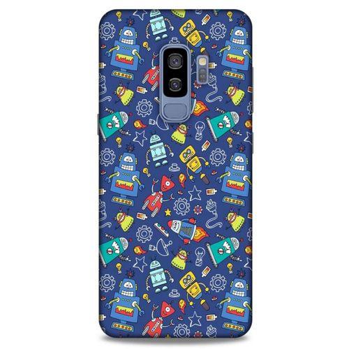 Retro (7) Desen Telefon Kılıfı Renkli Samsung Galaxy S9 Plus Kılıf