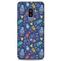 Retro (7) Desen Telefon Kılıfı Renkli Samsung Galaxy S9 Plus Kılıf