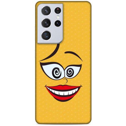 Lopard Samsung Galaxy S21 Ultra Uyumlu Kılıf Emojix (79) Arka Koruma Kılıfı