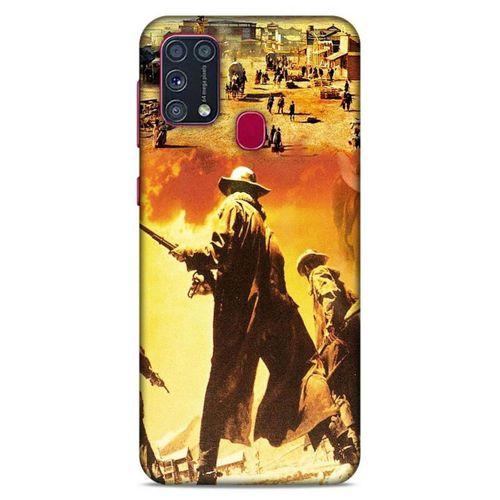 Lopard Samsung Galaxy M31 Uyumlu Kılıf IMDB Film (46) Core Armor Kılıf Bir Zamanlar Batı'da