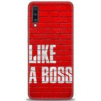 Samsung Galaxy A70 Kılıf HD Baskılı Kılıf - Like a Boss + Tam Ekran Koruyucu