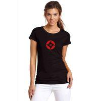 Shisui Sharingan Baskılı Siyah Kadın Tshirt
