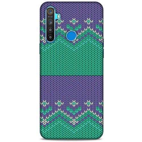 Kazak (45) Desenli Silikon Kapak Oppo Realme 5i Kılıf