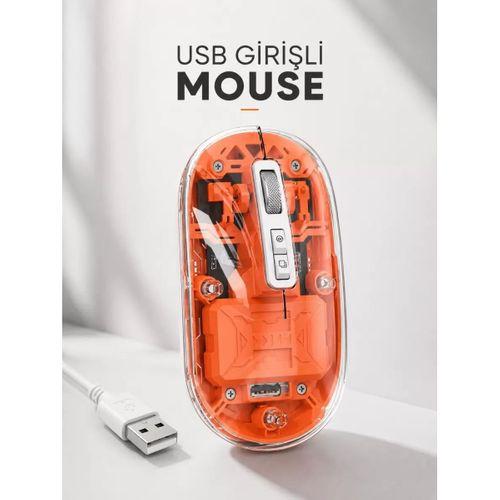 Sessiz Kablosuz Usb Girişli Mouse Fare Yüksek Performanslı