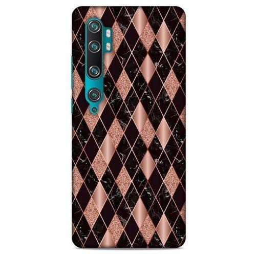 Mermer Desenli (25) Tema Antişok Kapak Rose Gold Xiaomi Mi Cc9 Pro Kılıf