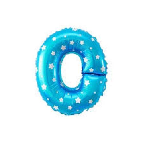 FOLYO BALON O HARF MAVİ YILDIZLI 40CM