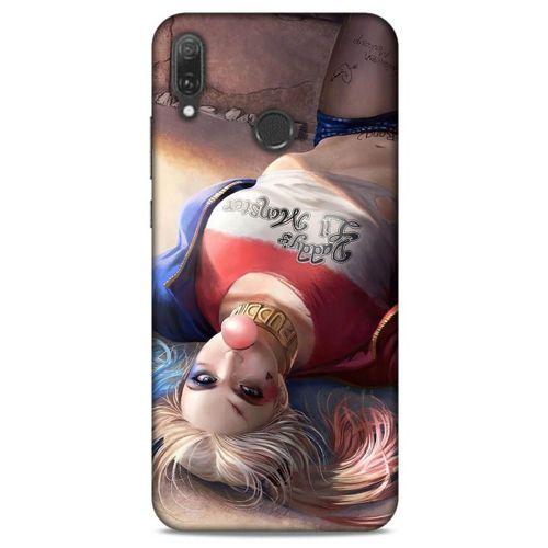 Huawei Y9 2019 Uyumlu Kılıf Harley Quinn (2) Kabı Kahve