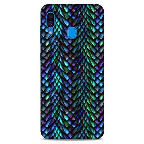 Samsung Galaxy A30 Kılıf Dragons (1) Kılıfı Ejderha Pulları Rainbow