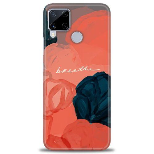 Realme C15 Kılıf HD Baskılı Kılıf - Breathe + Tam Ekran Koruyucu