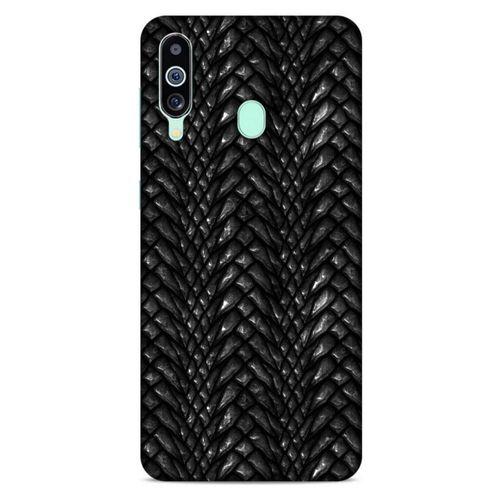 Samsung Galaxy M40 Kılıf Dragons (2) Kabı Ejderha Deri Siyah