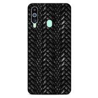 Samsung Galaxy M40 Kılıf Dragons (2) Kabı Ejderha Deri Siyah