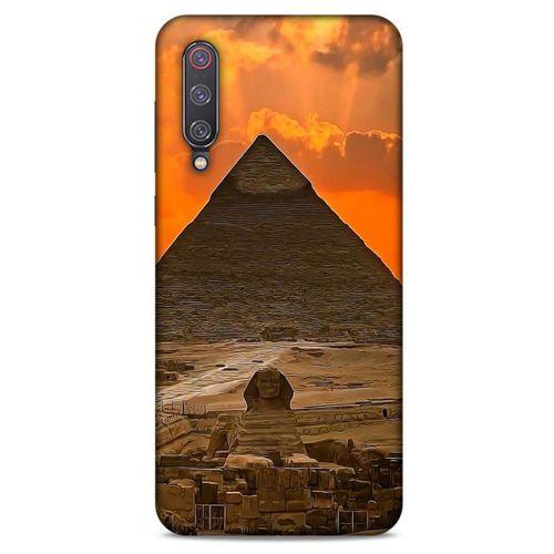 Xiaomi Mi 9 Kılıf Dünya Mimarisi (25) Antişok Kapak Giza Piramitler Mısır