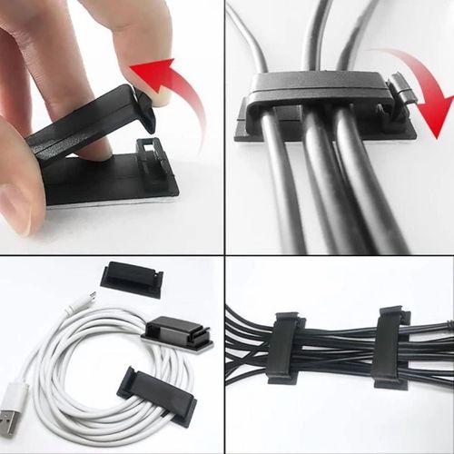 Eğitici Oyuncak Yapışkanlı Kablo Düzenleyici Klips 4lü Set